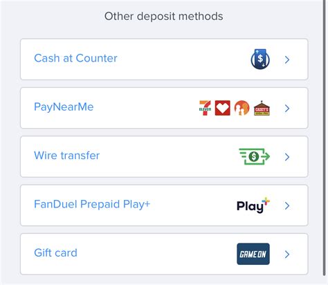how to withdraw money from fanduel|What payment methods can I use for deposits and .